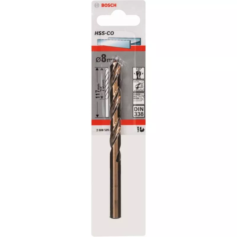 METALLBORR HSS-CO S 8,0X117MM