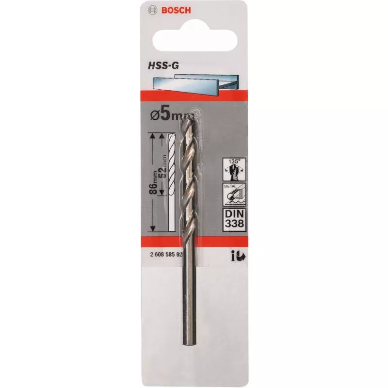 METALLBORR HSS-G S 5,0X86MM