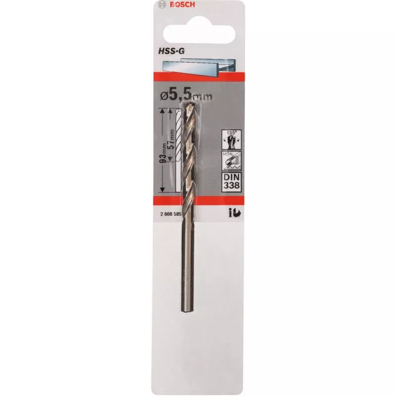 METALLBORR HSS-G S 5,5X93MM