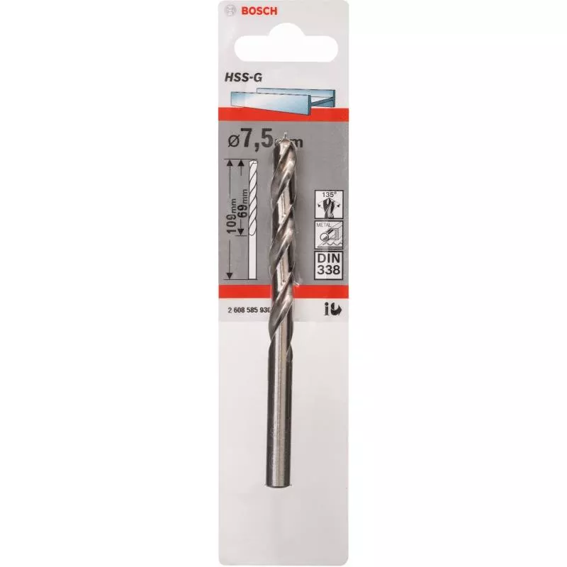 METALLBORR HSS-G S 7,5X109MM