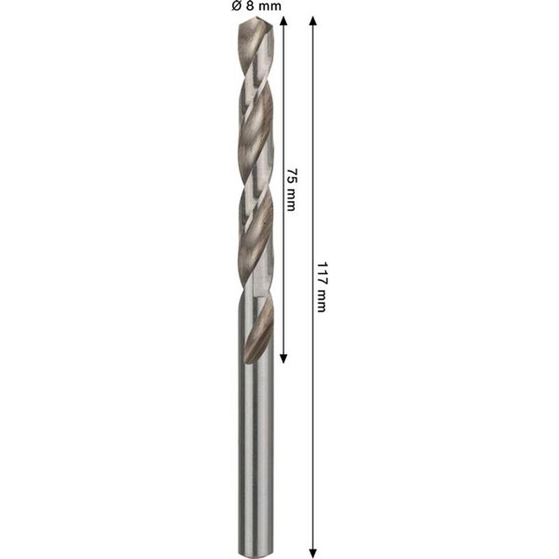 Metallspiralborr