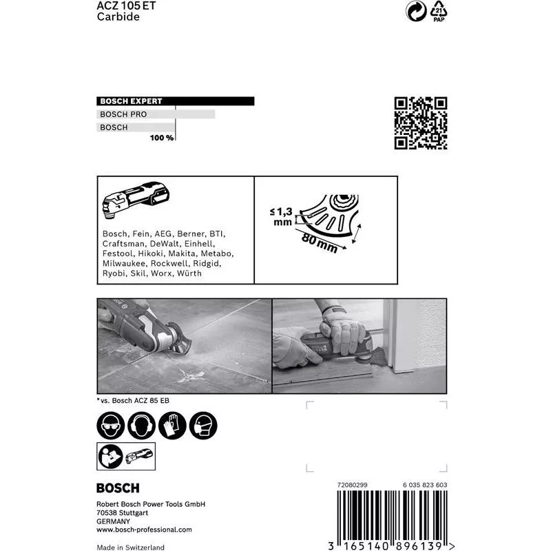 SÅGBLAD ACZ105ET MULTIMATERIAL