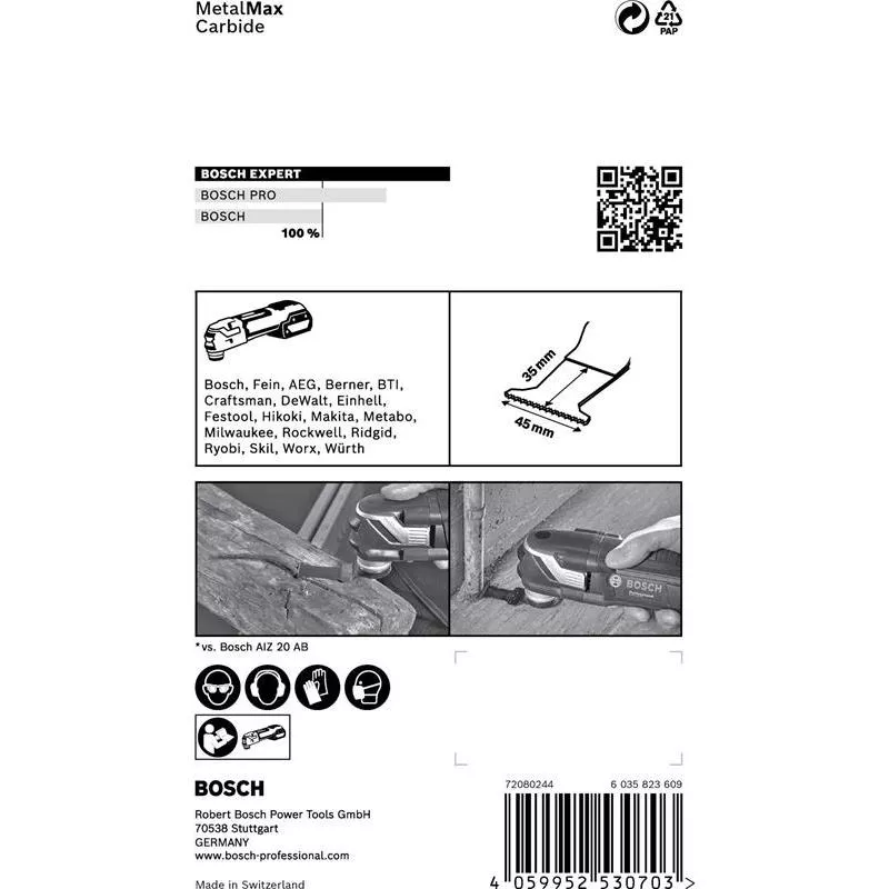 SÅGBLAD AIZ45AT METALMAX