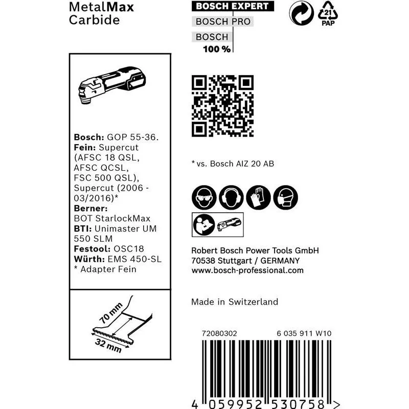 SÅGBLAD MAIZ32AT METALLMAX 10ST
