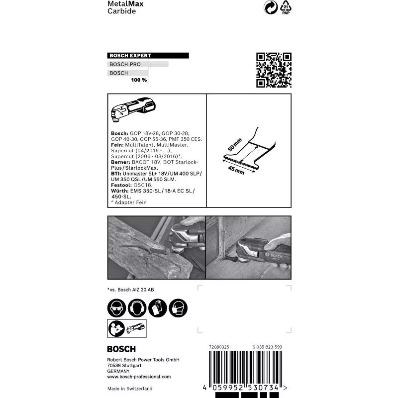 SÅGBLAD PAIZ45AT METALMAX