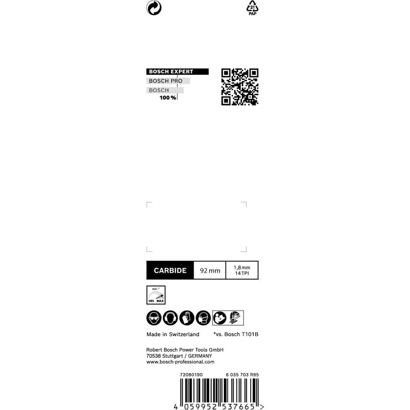 STICKSÅGBLAD T128BHM LAMINAT 3ST