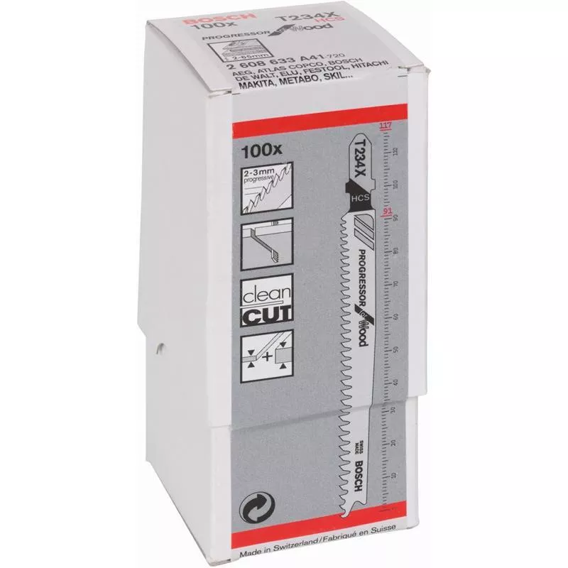 STICKSÅGBLAD T234X 100P