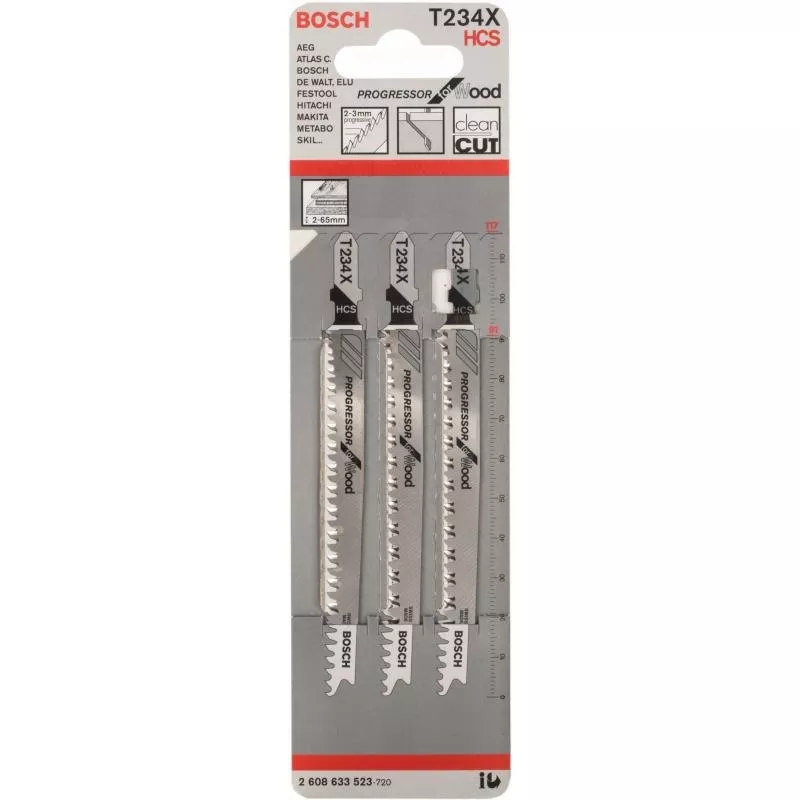 STICKSÅGBLAD T234X PROGRESSOR TRÄ