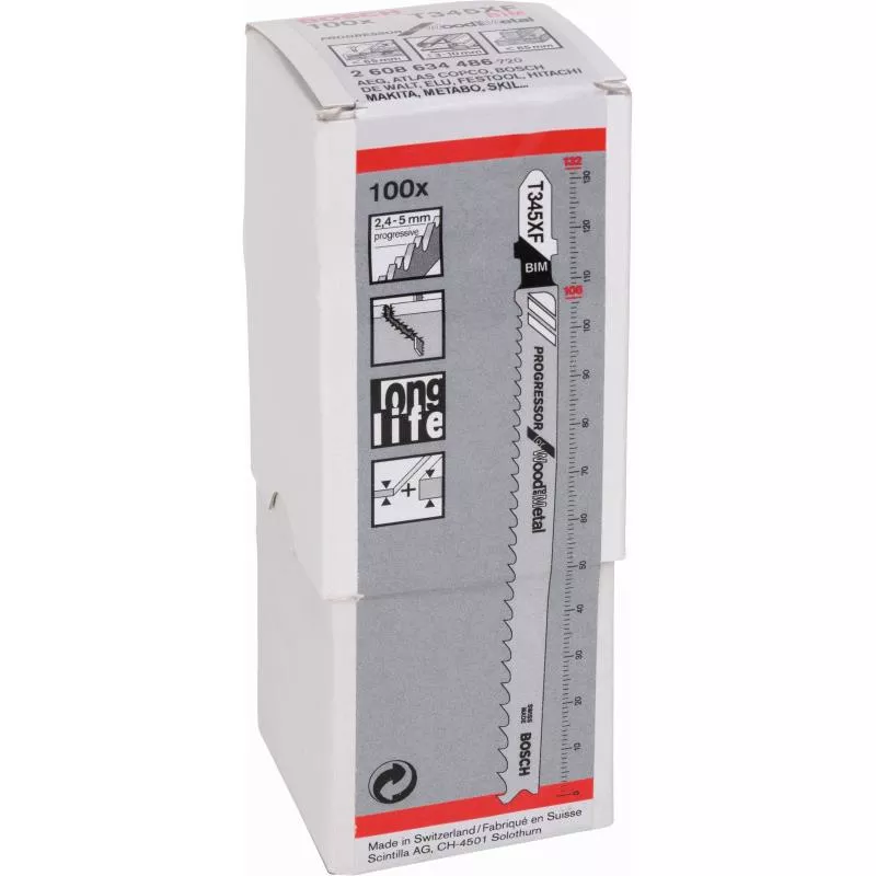 STICKSÅGBLAD T345XF 100P