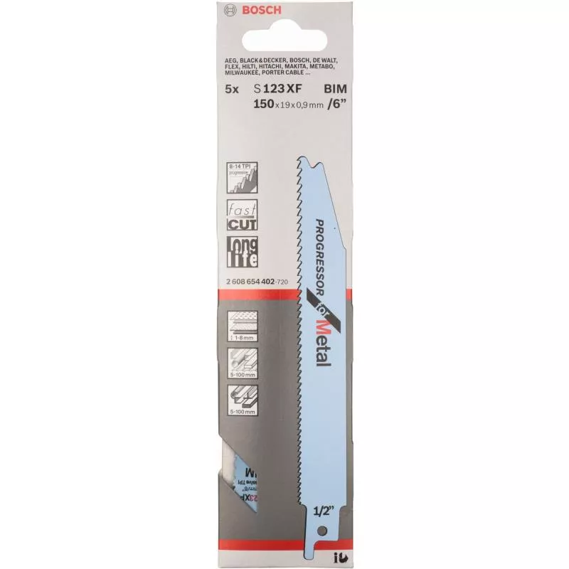 TIGERSÅGBLAD S123XF PROG METAL 5P