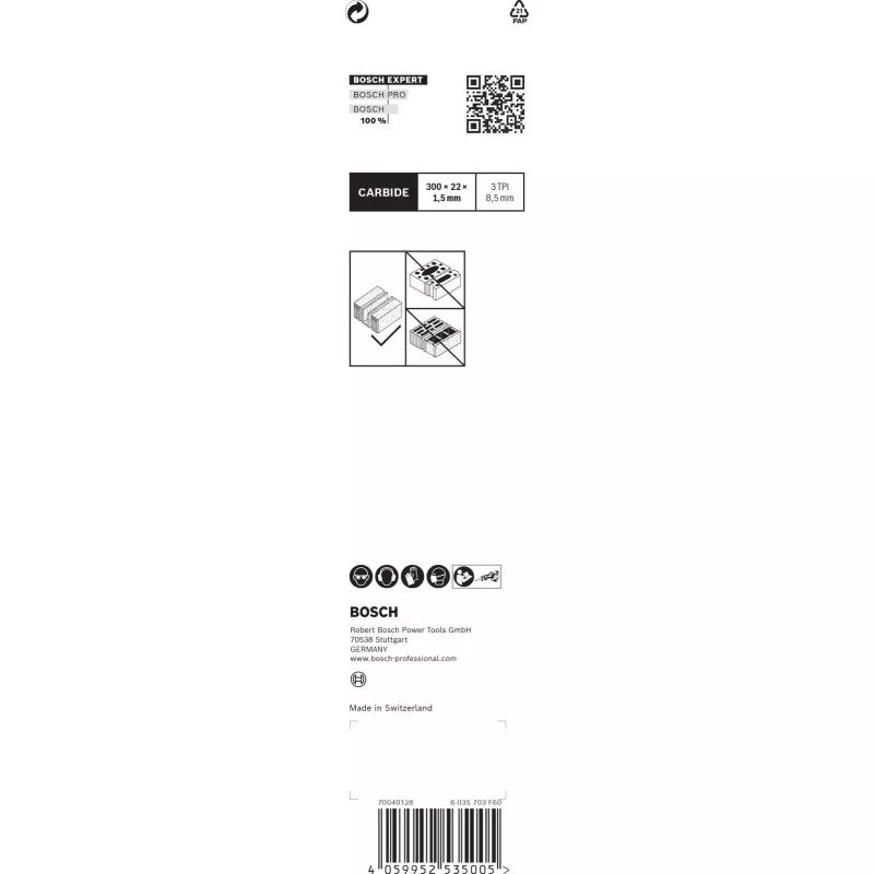 TIGERSÅGBLAD S1241HM PORBETONG