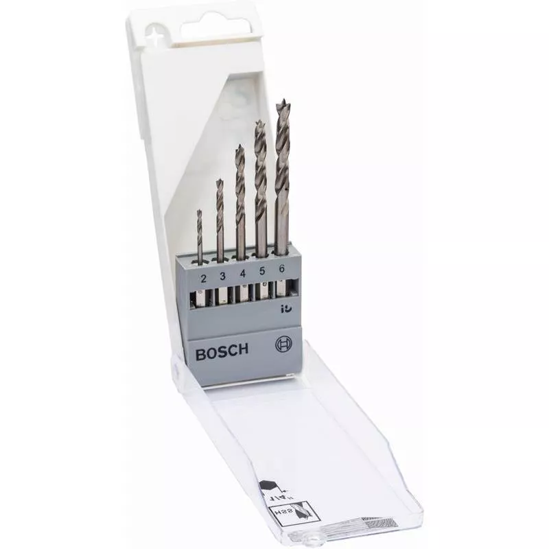 TRÄBORRSATS 1/4 6K 2-6MM 5D