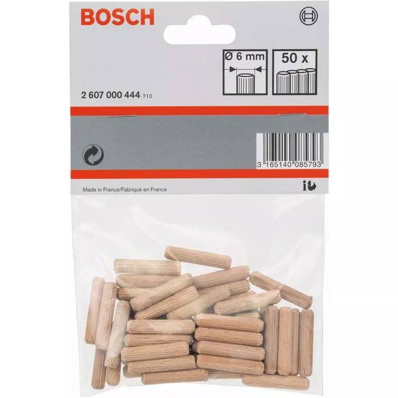 TRÄPLUGG 6X30MM 50ST