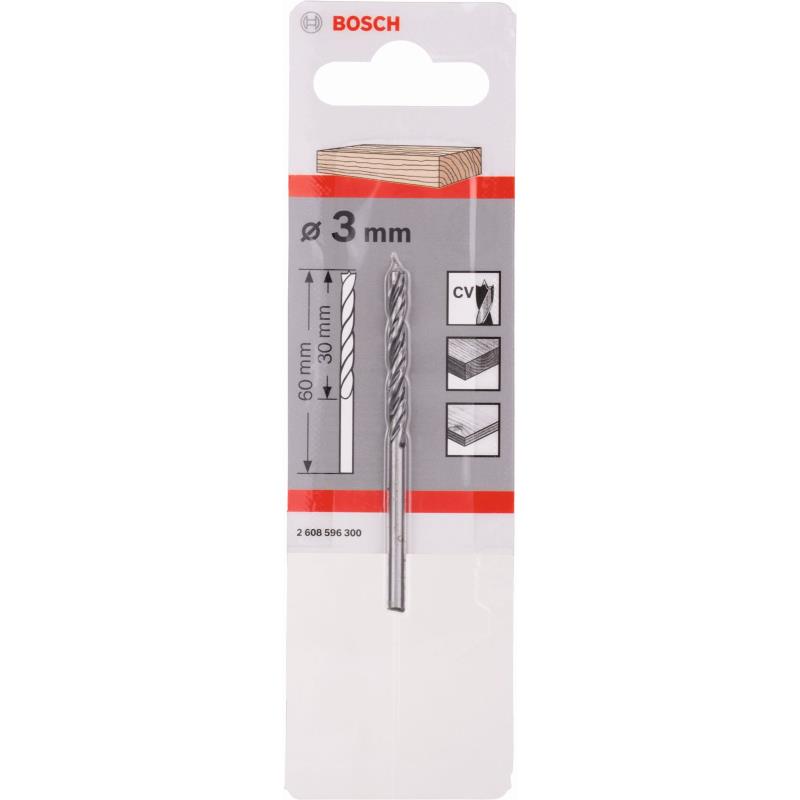 TRÄSPIRALBORR 3X61MM