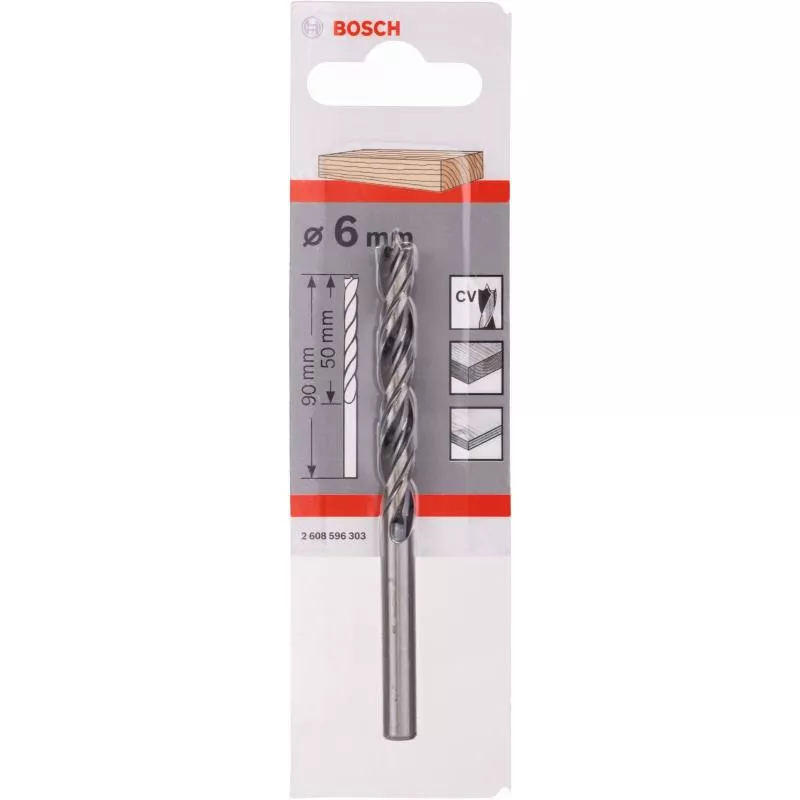 TRÄSPIRALBORR 6X93MM