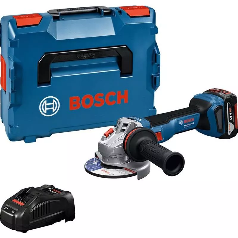 VINKELSLIP GWS 18V-11 125MM 2X5AH L-BOXX