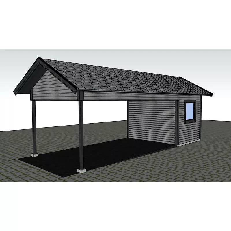 Carport- & förrådsstomme