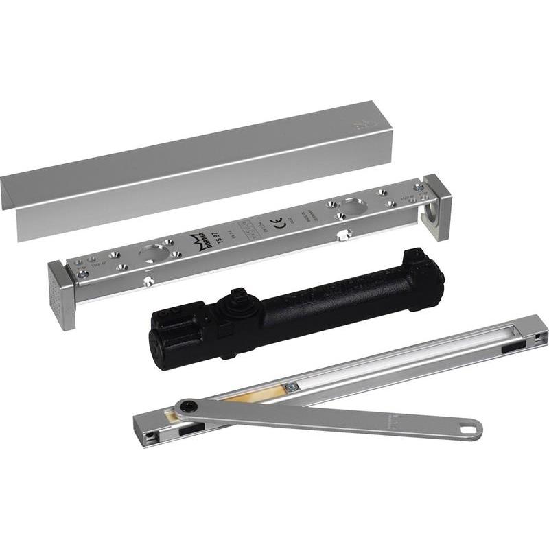 Glidskenedörrstängare