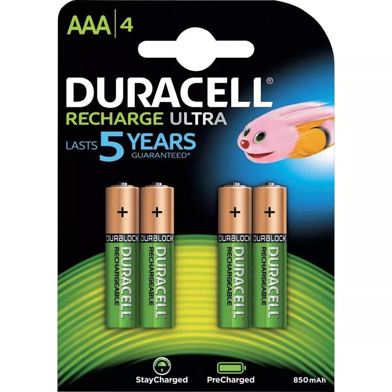 BATTERI ULTRA AAA 850MAH LADDBAR 4ST
