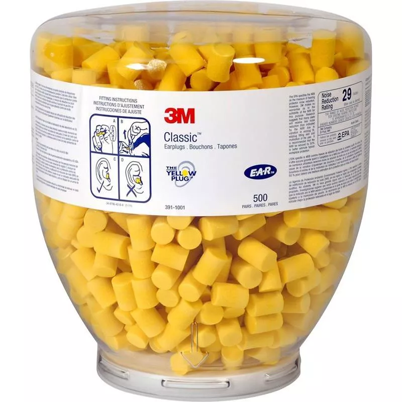 Hörselpropp i refilbehållare