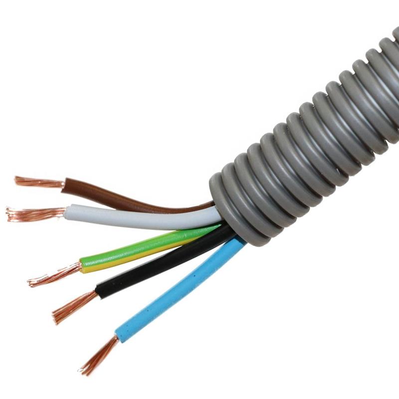 Flexrör med Fördragen Kabel