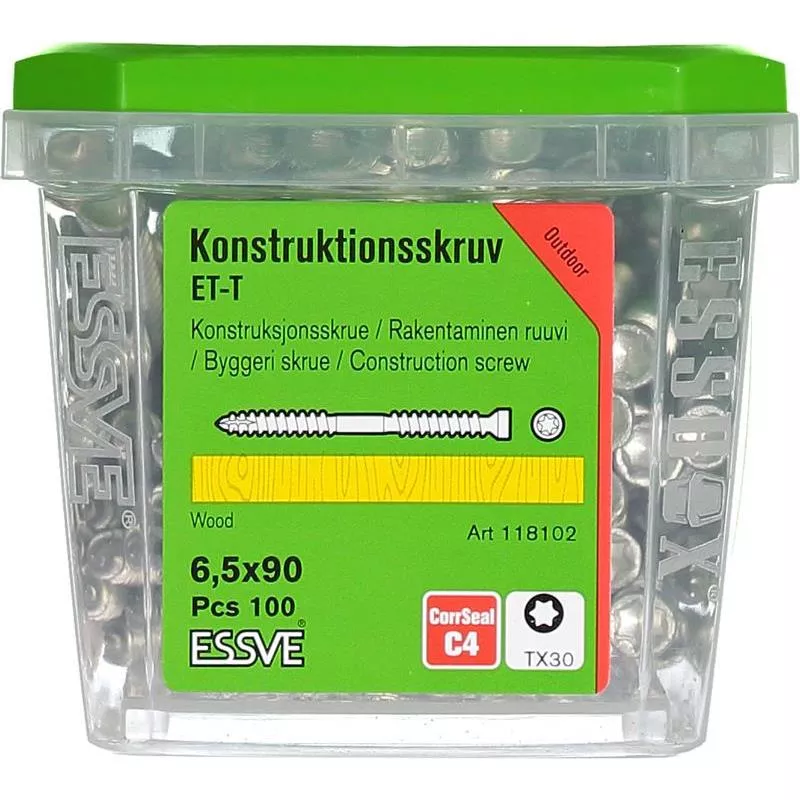Konstruktionsskruv