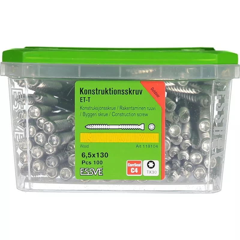 Konstruktionsskruv