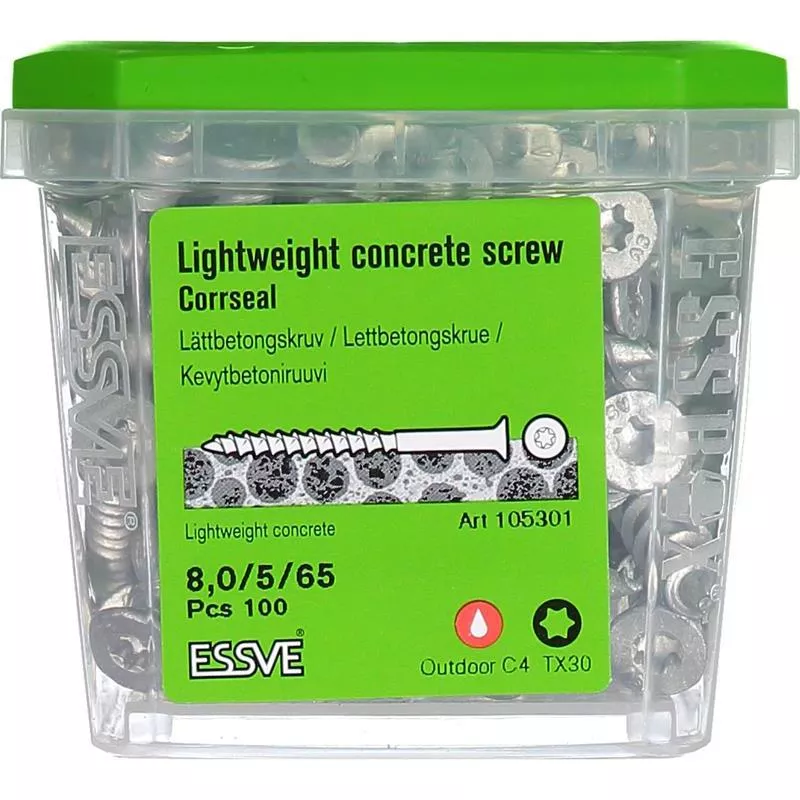 Lättbetongskruv