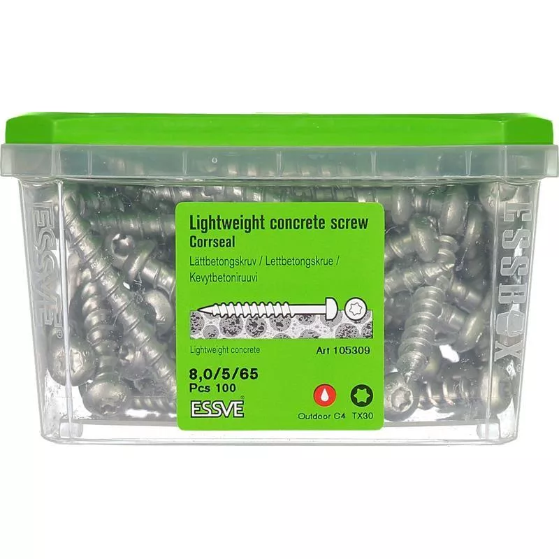 Lättbetongskruv