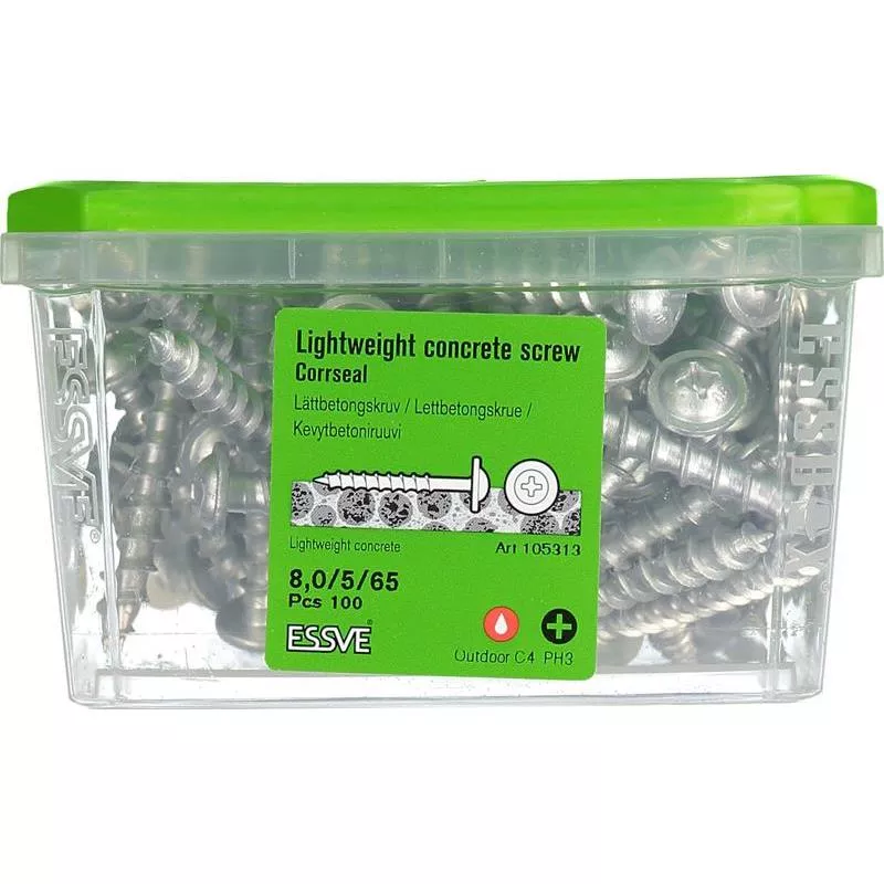 Lättbetongskruv