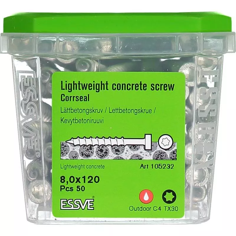 Lättbetongskruv