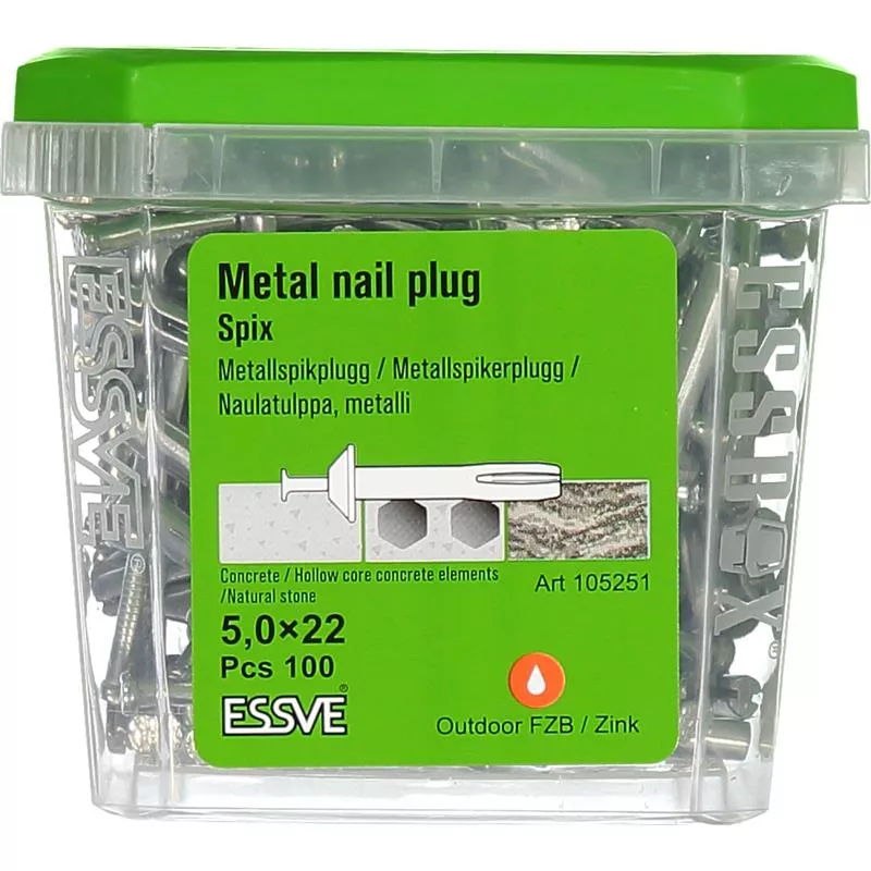 Metallspikplugg