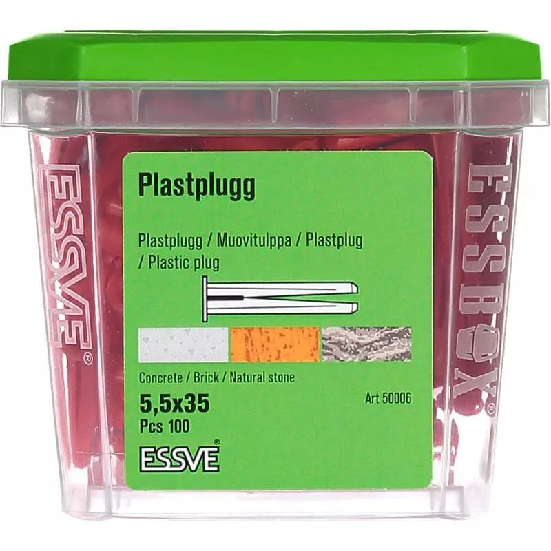 Plastplugg