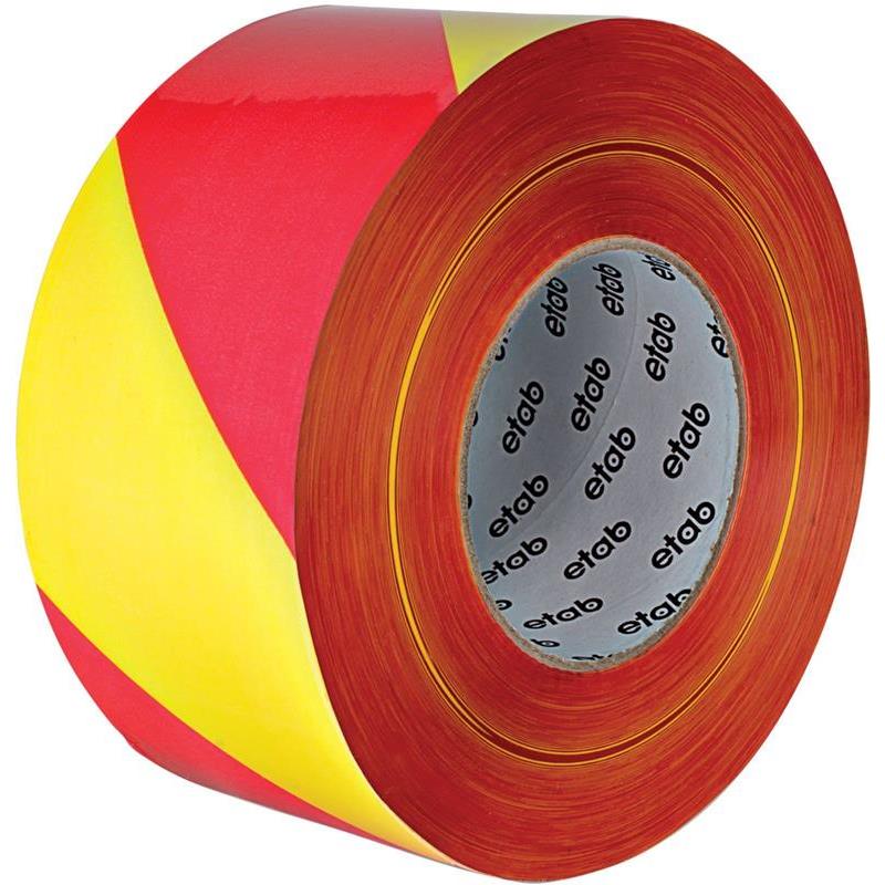 AVSPÄRRNINGSBAND GUL/RÖD 500M