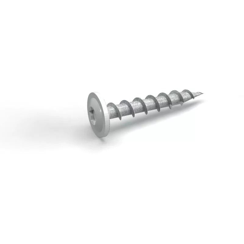 TRÄSKRUV BIG DOG VIT 8,0X50