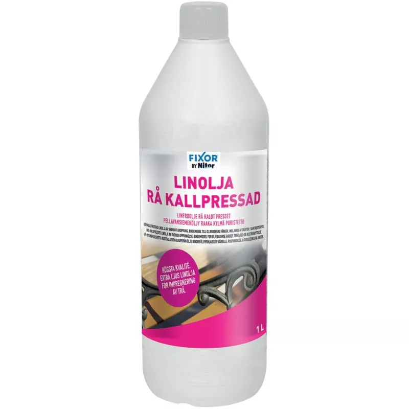 LINOLJA RÅ KALLPRESSAD 1L
