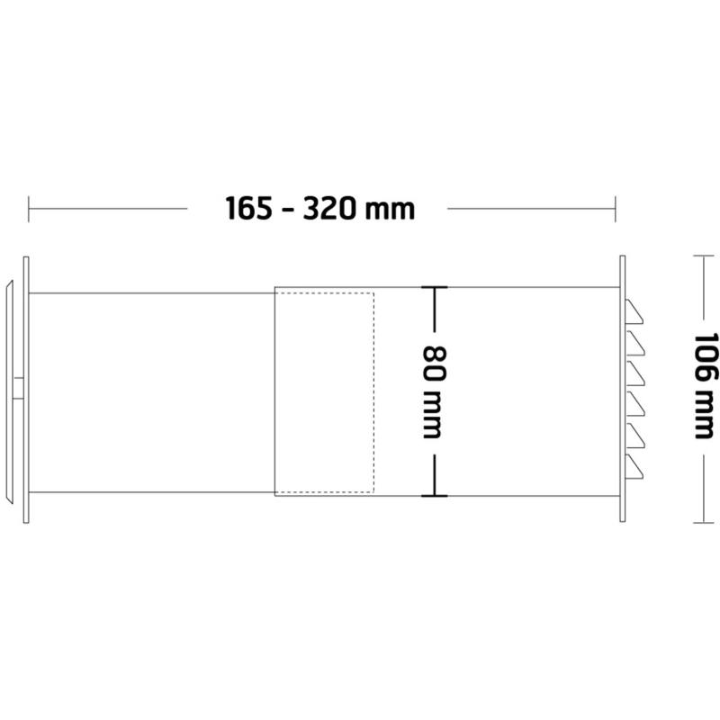 FRISKLUFTSVENTIL FLEXIT KOMPLETT