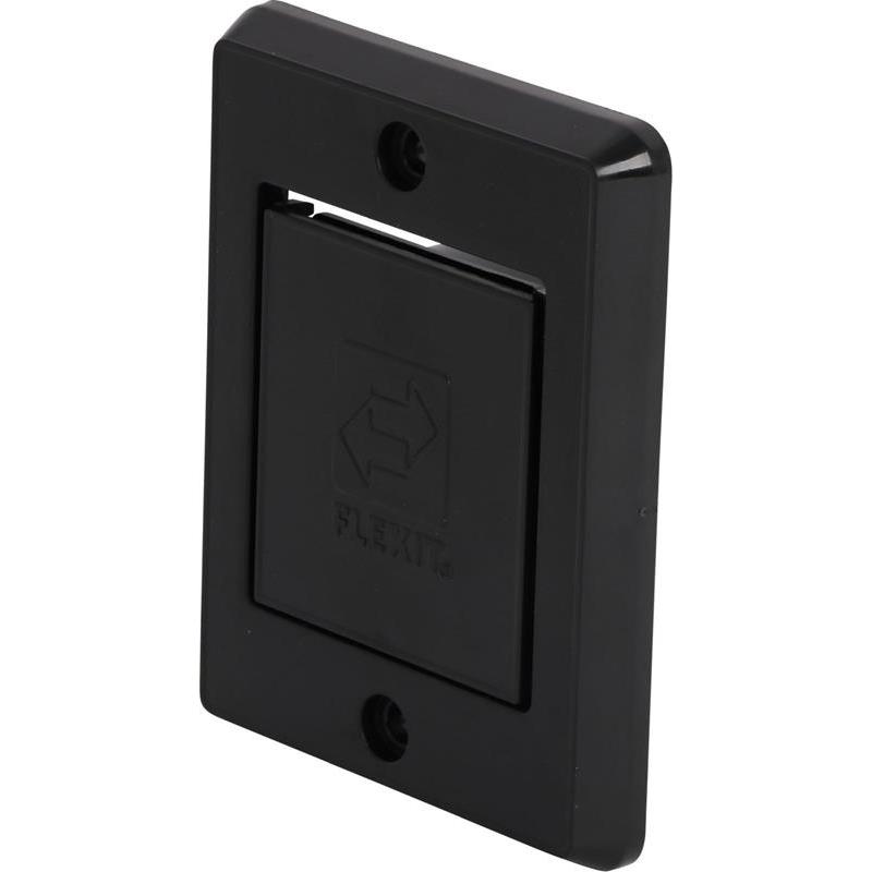 VENTIL UTBLÅSNING FLEXIT SVART