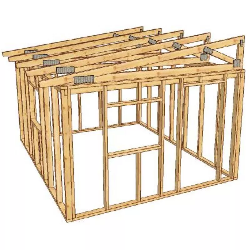Friggebodsstomme 15m²