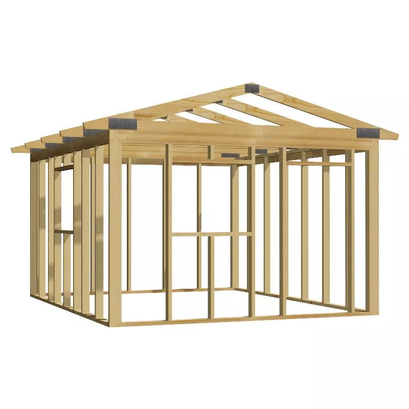 Friggebodsstomme 15m²