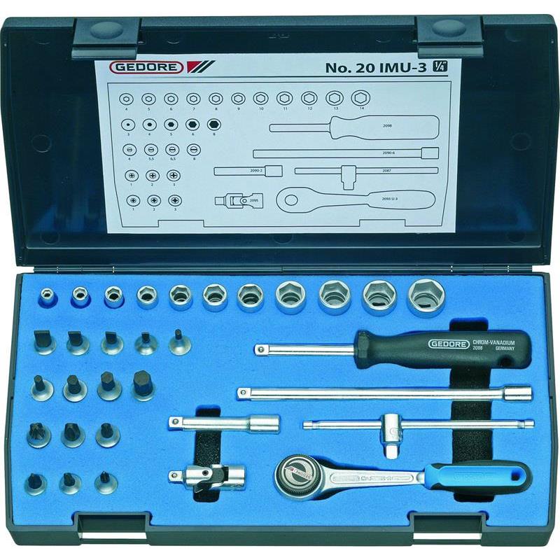 NYCKELSATS 20IMU-3 1/4 30 DELAR