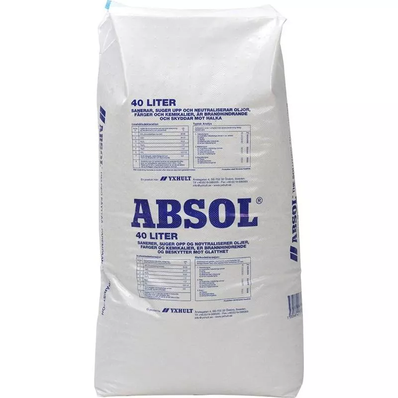 ABSORBERINGSGRANULAT ABSOL 40L