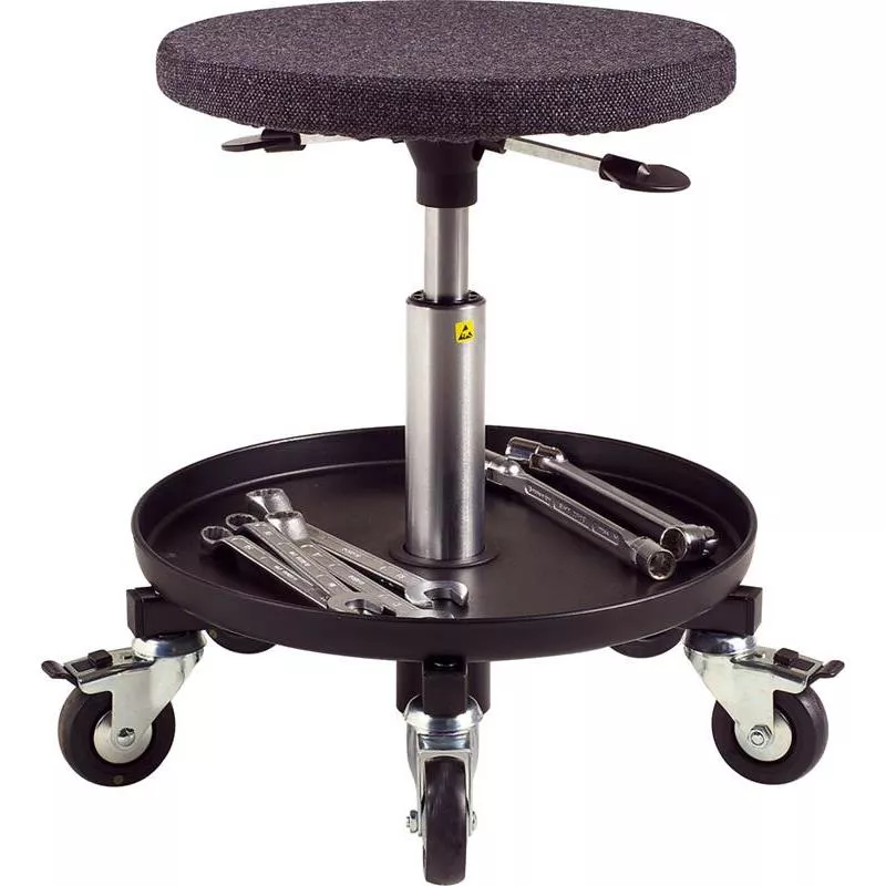 ÅKSTOL ESD MED VERKTYGSHYLLA