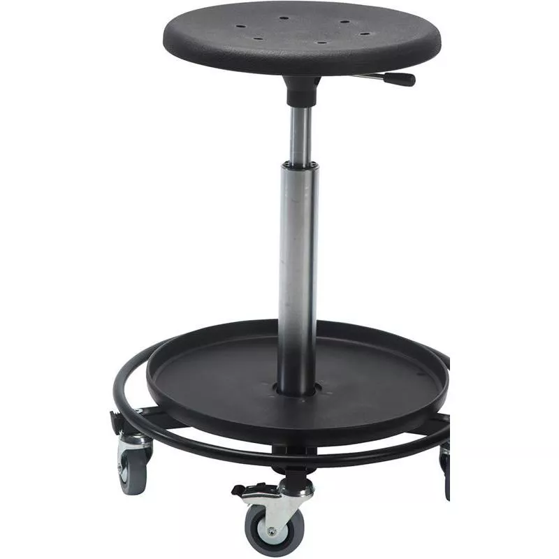 ÅKSTOL PU STÅLKRYSS OCH