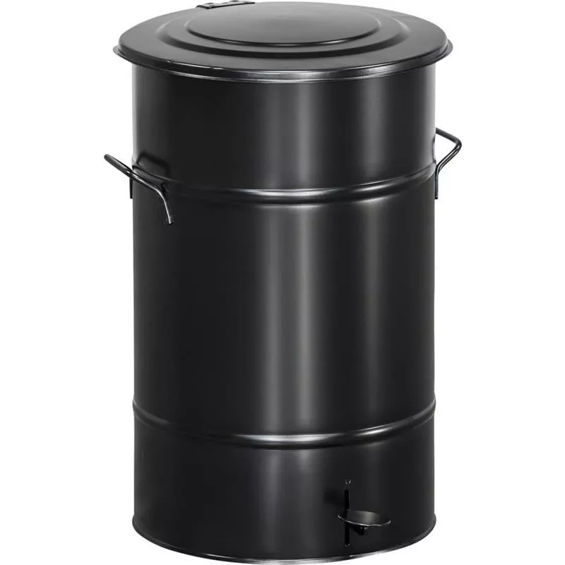 AVFALLSKÄRL SVART PLÅT MED