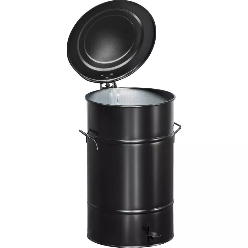 AVFALLSKÄRL SVART PLÅT MED