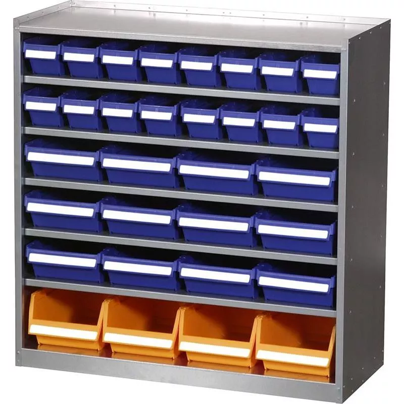 BACKSKÅP 5 HYLLOR GRÅ RAL 7035