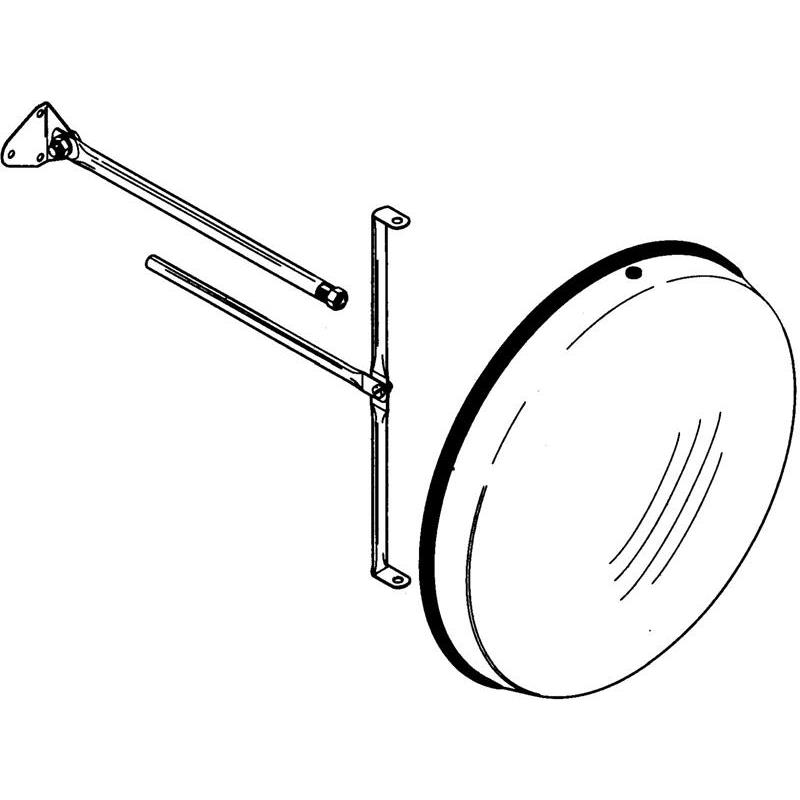 BUTIKSSPEGEL DIAMETER 600MM