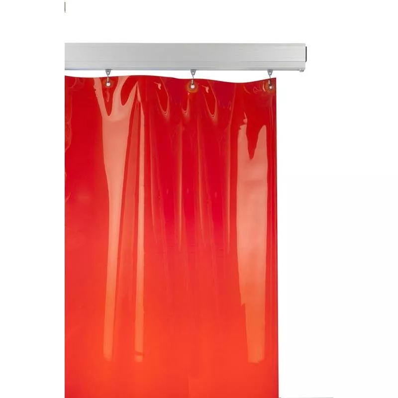 DRAPERI TRANSPARENT RÖD