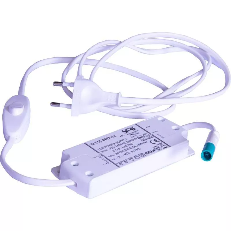 DRIVER MED VIPPBRYTARE 15W